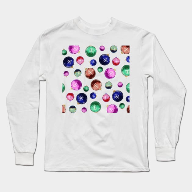 Christmas ornaments Long Sleeve T-Shirt by oscargml